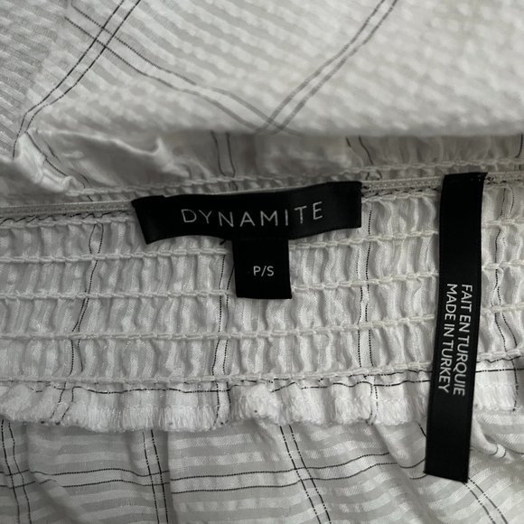 Off-Shoulder Checkered Top - Picture 2 of 2